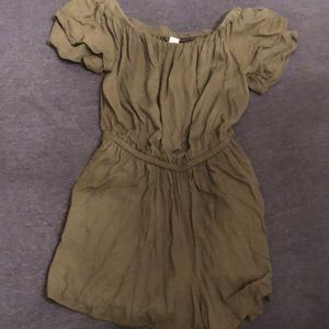army green old navy romper